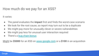 Secrets of Google VRP by: Krzysztof Kotowicz, Google Security Team