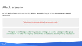 Secrets of Google VRP by: Krzysztof Kotowicz, Google Security Team