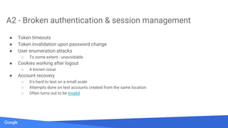 Secrets of Google VRP by: Krzysztof Kotowicz, Google Security Team