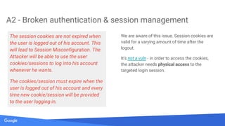Secrets of Google VRP by: Krzysztof Kotowicz, Google Security Team