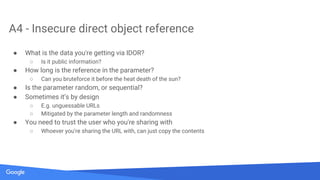 Secrets of Google VRP by: Krzysztof Kotowicz, Google Security Team