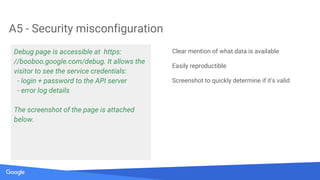 Secrets of Google VRP by: Krzysztof Kotowicz, Google Security Team