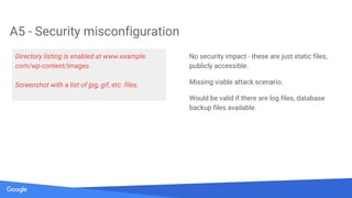 Secrets of Google VRP by: Krzysztof Kotowicz, Google Security Team