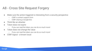 Secrets of Google VRP by: Krzysztof Kotowicz, Google Security Team