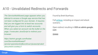 Secrets of Google VRP by: Krzysztof Kotowicz, Google Security Team