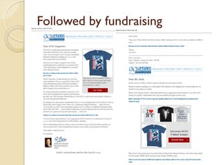 Followed by fundraising
 