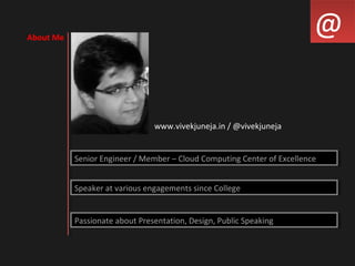 About Me
@@
Senior Engineer / Member – Cloud Computing Center of ExcellenceSenior Engineer / Member – Cloud Computing Cent...