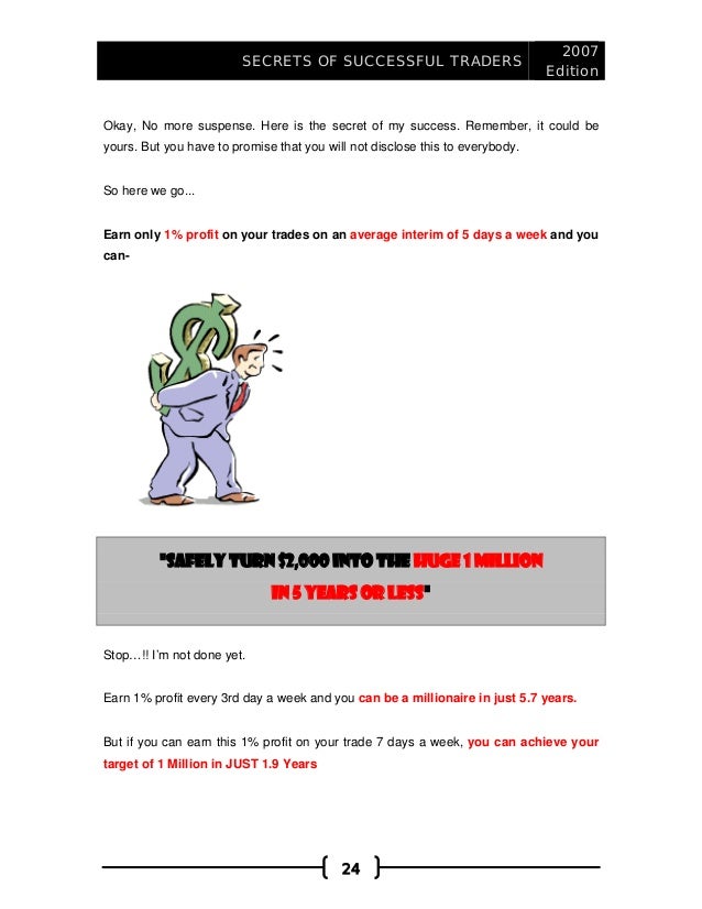 Secret of forex trading success