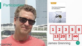 Participation
15James Grenning
 