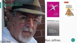 Participation
17Ron Jeffries
 