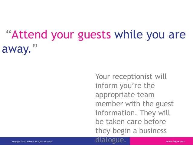 4 Secrets of using a receptionist for productivity