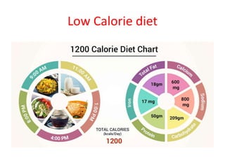 Low Calorie diet
 
