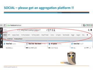 SOCIAL 
– 
please 
get 
an 
aggregaMon 
plaform 
!! 
 