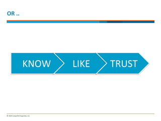 OR 
.. 
KNOW 
LIKE 
TRUST 
 