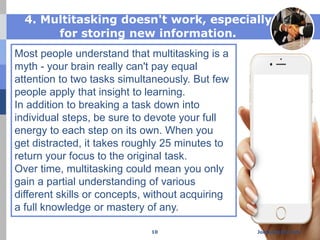 Smartphone
Mockup
Most people understand that multitasking is a
myth - your brain really can't pay equal
attention to two ...