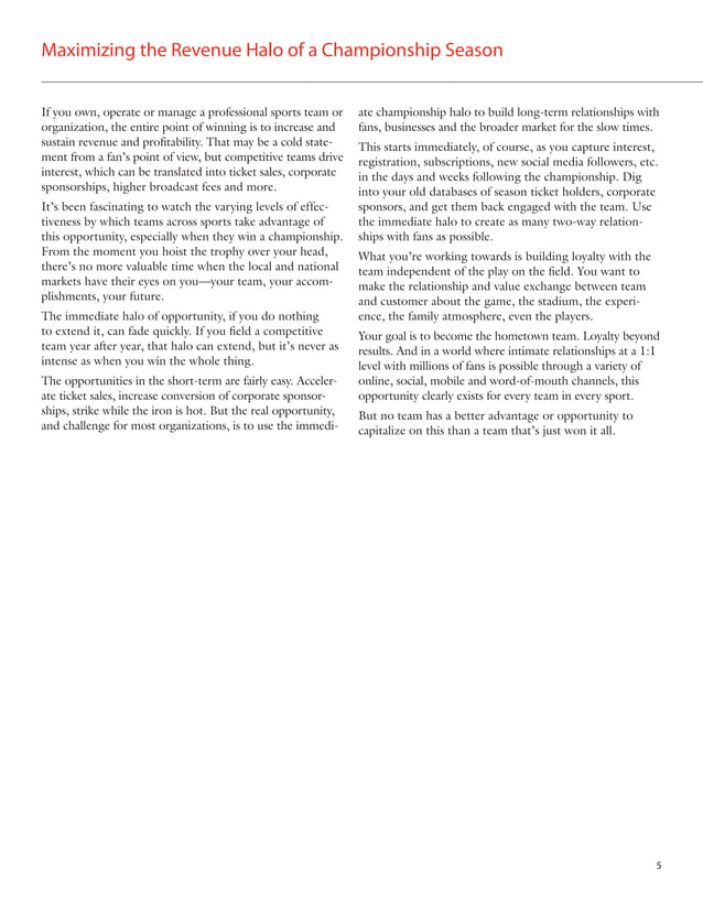 Secrets to Successful Baseball Sales and Marketing