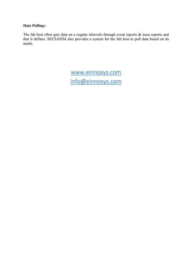 Secs gem data items | PDF | Databases | Computer Software and Applications