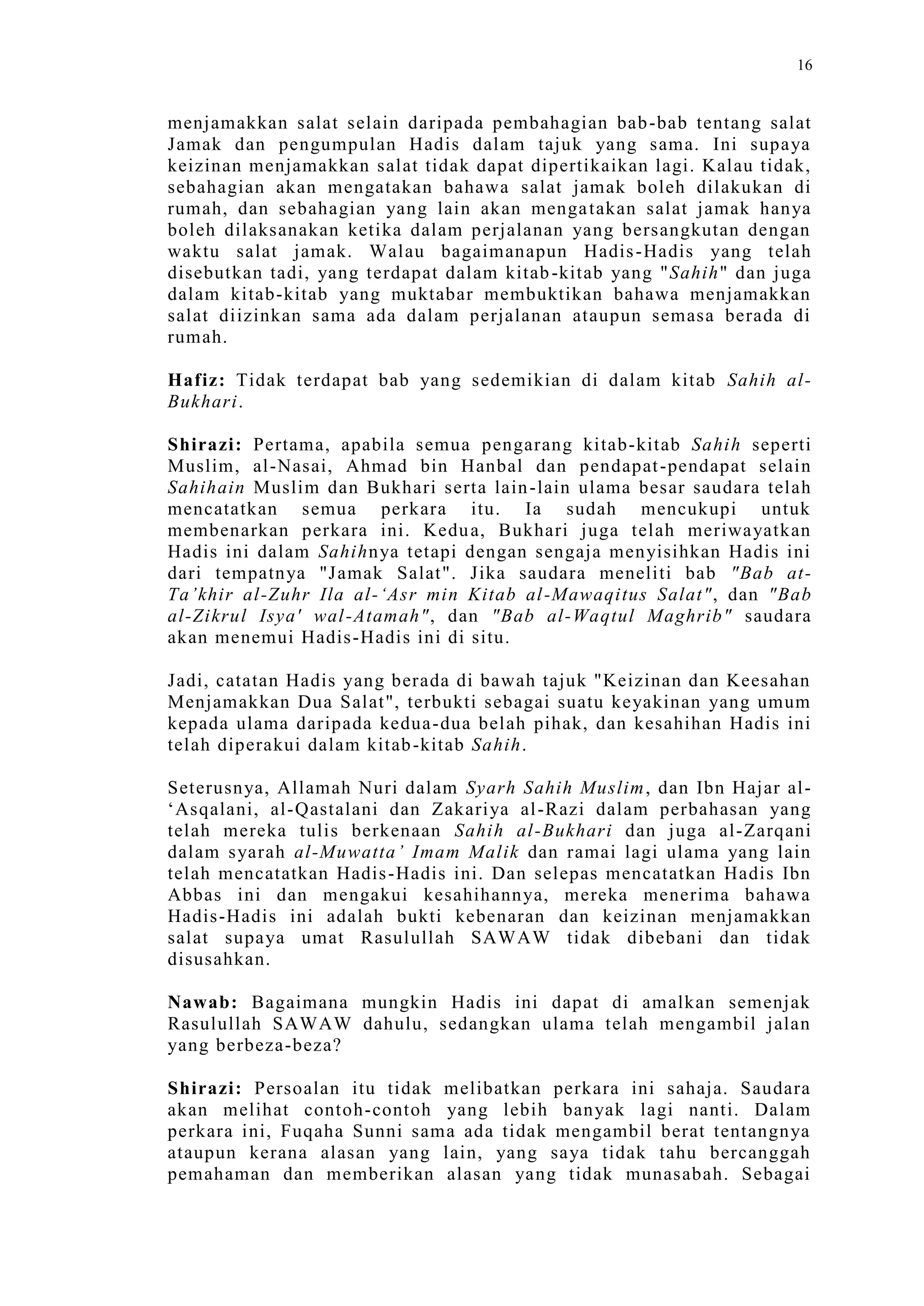 Sect Comparative In Peshwar Night