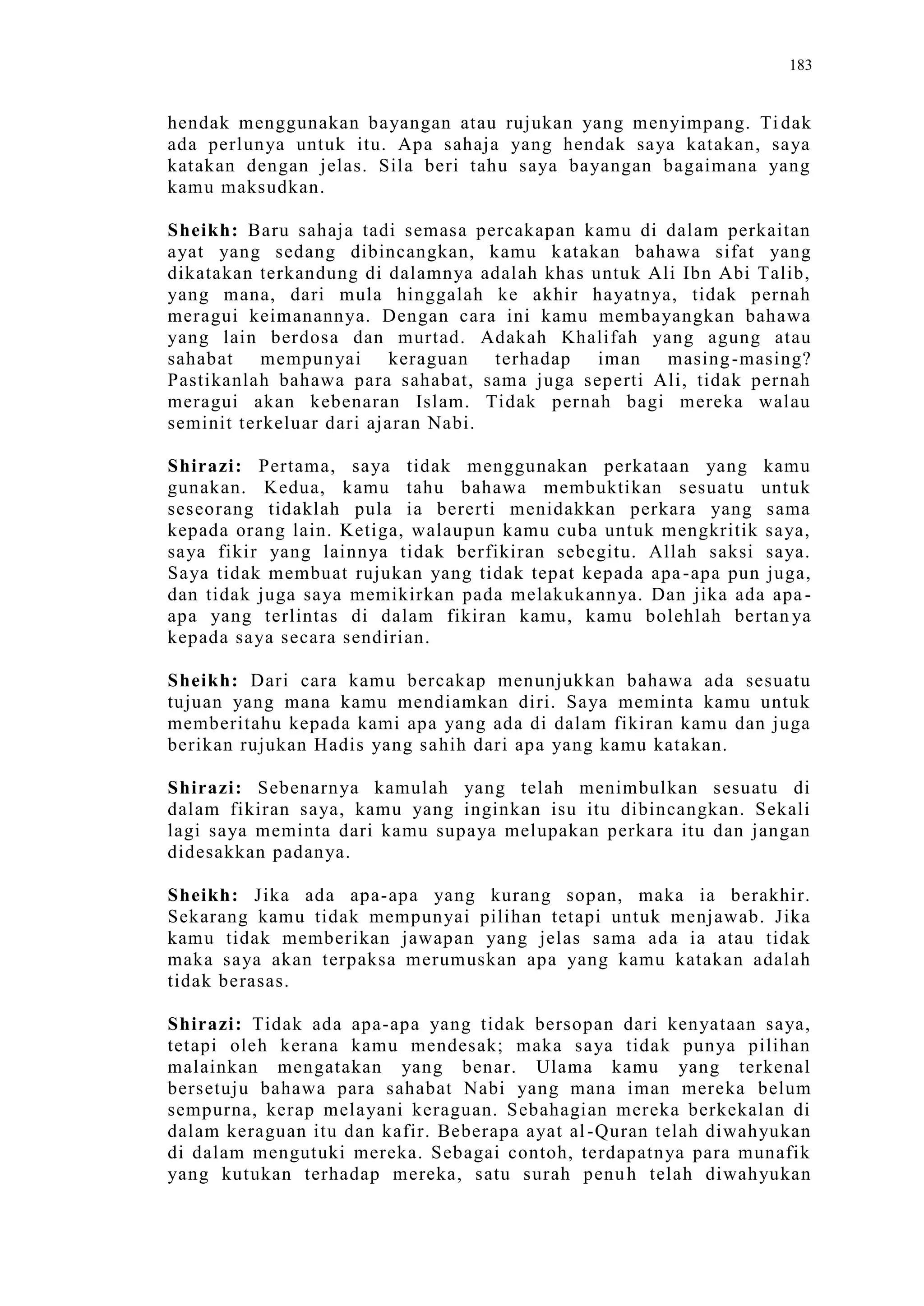 Sect Comparative In Peshwar Night