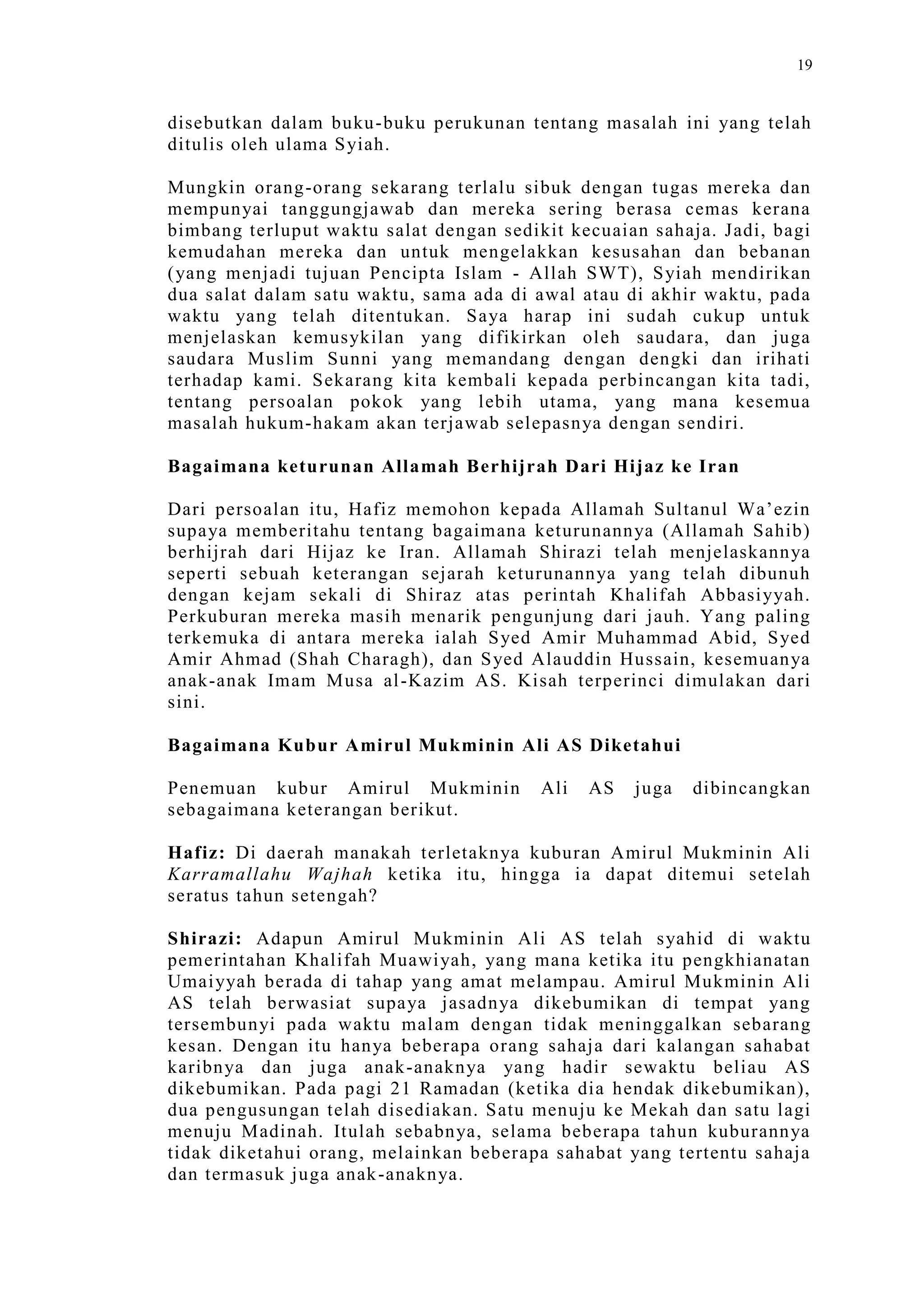 Sect Comparative In Peshwar Night