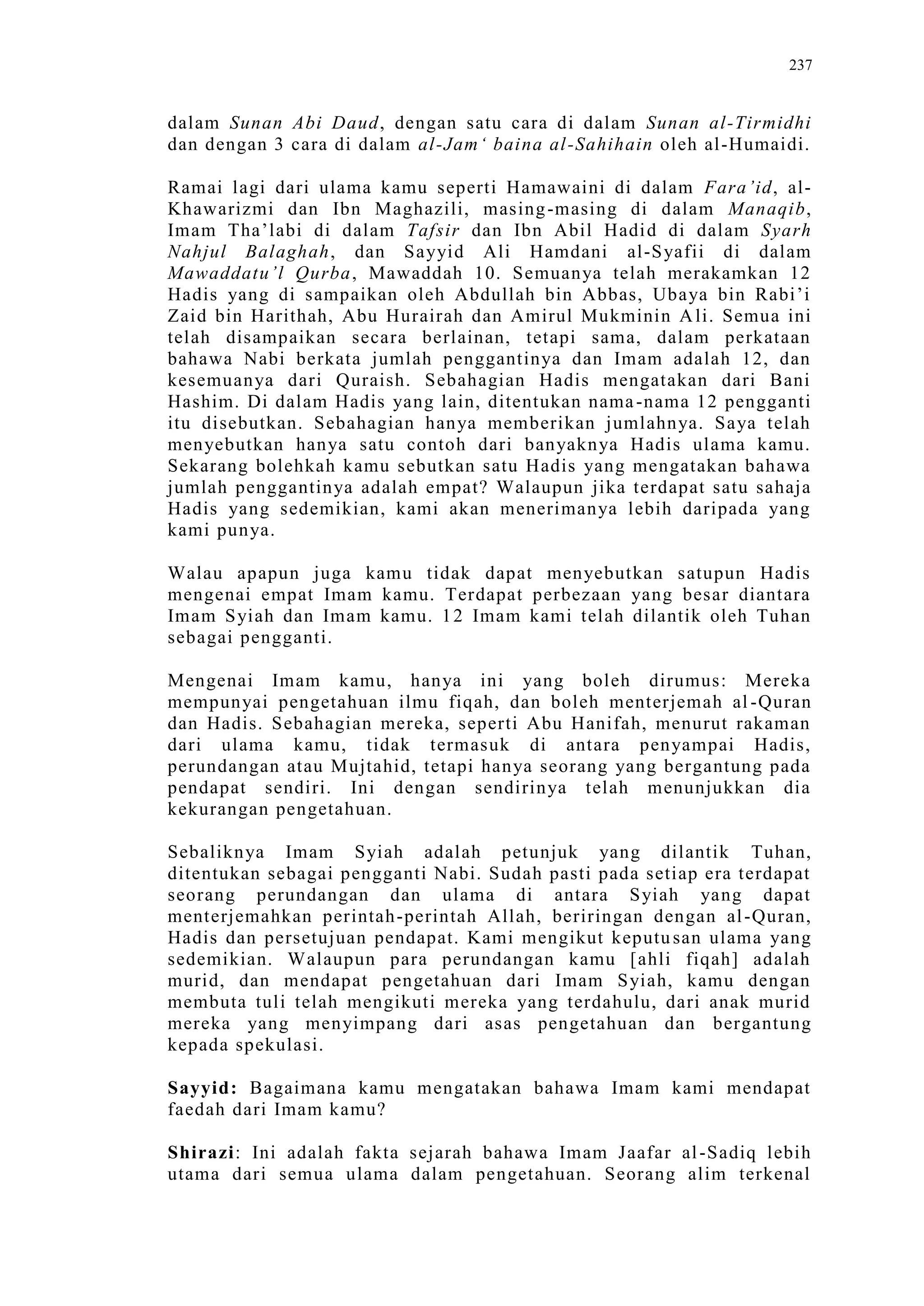 Sect Comparative In Peshwar Night