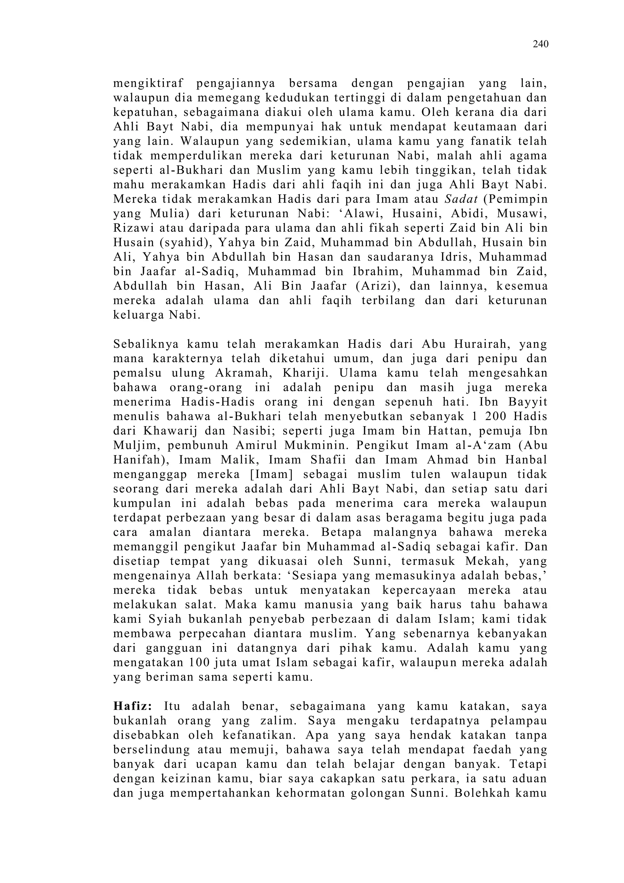 Sect Comparative In Peshwar Night