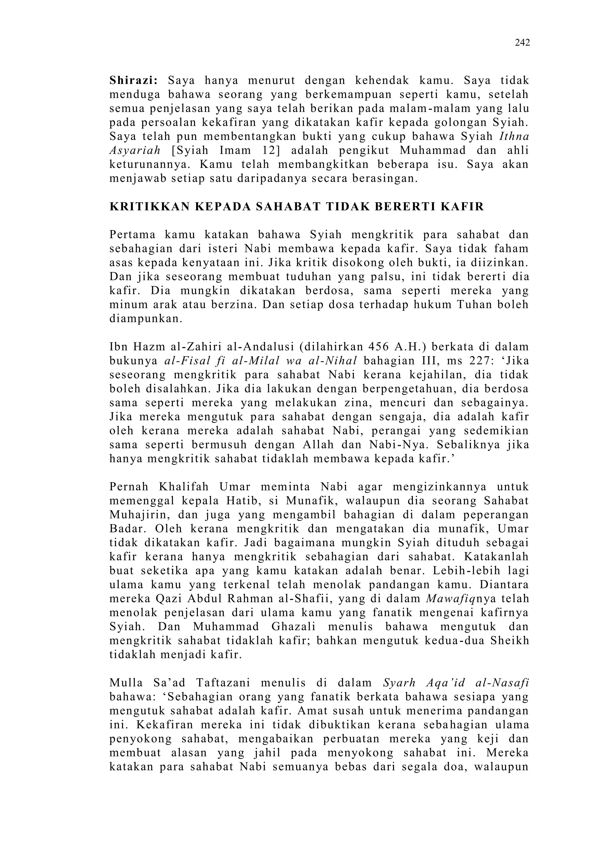 Sect Comparative In Peshwar Night