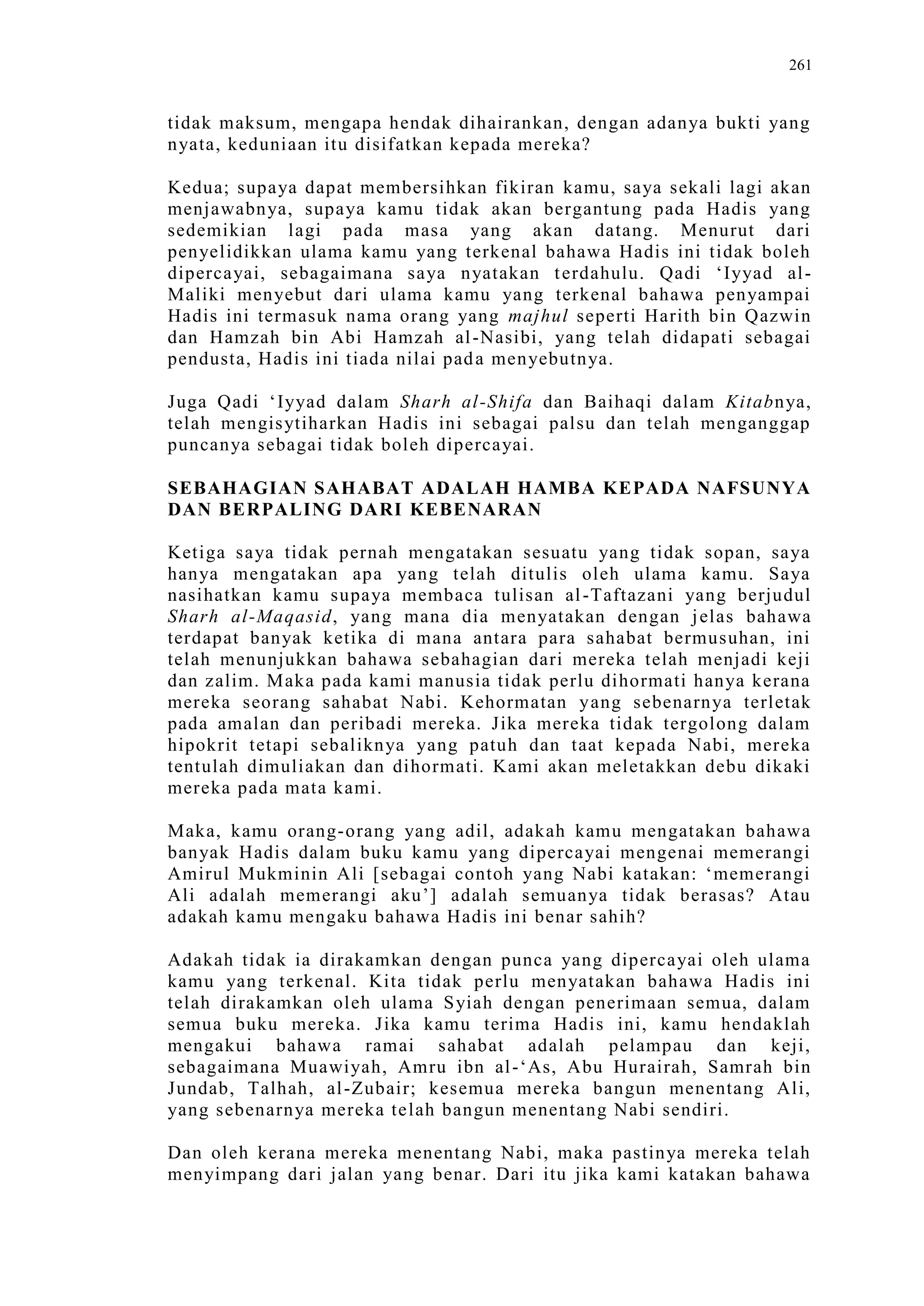 Sect Comparative In Peshwar Night