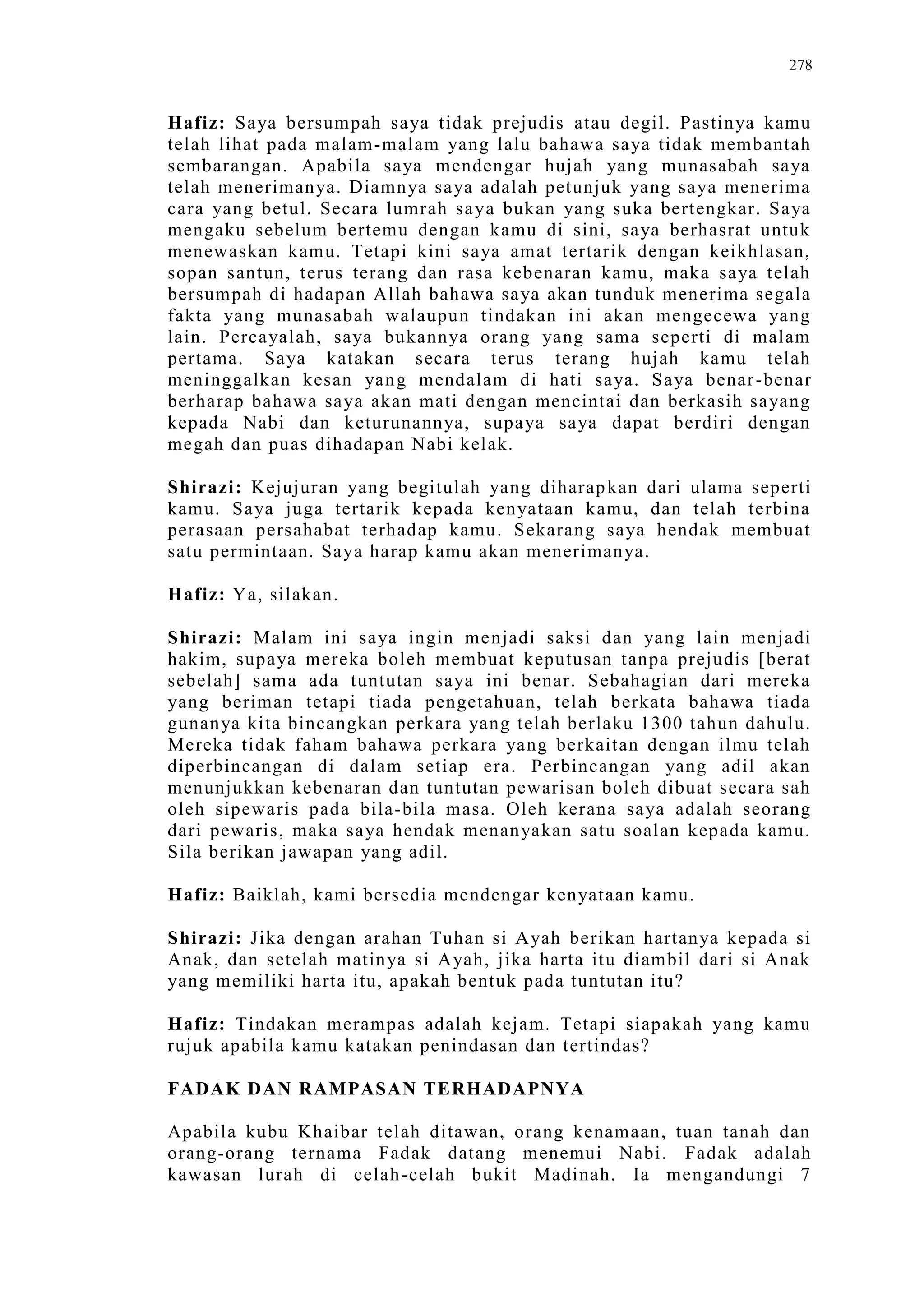 Sect Comparative In Peshwar Night