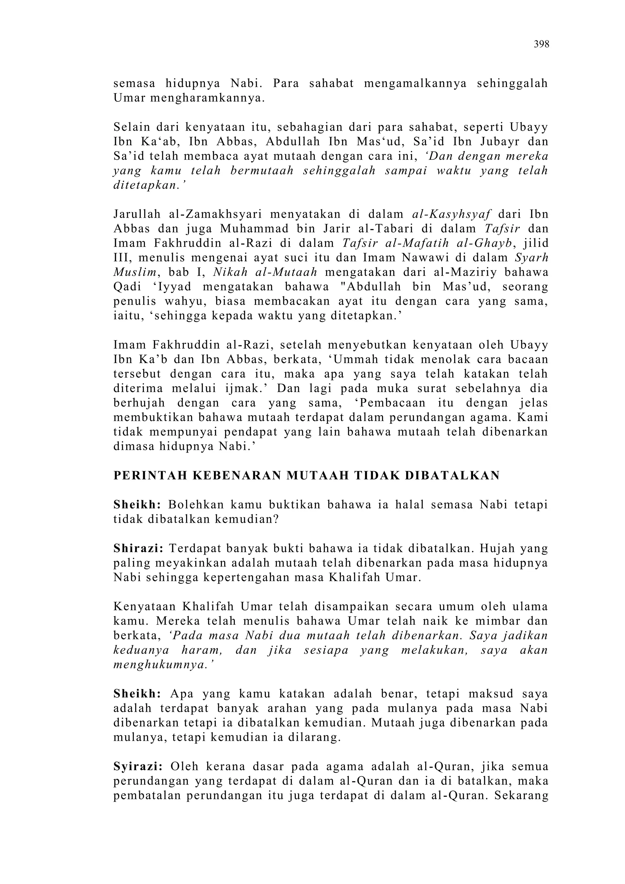 Sect Comparative In Peshwar Night