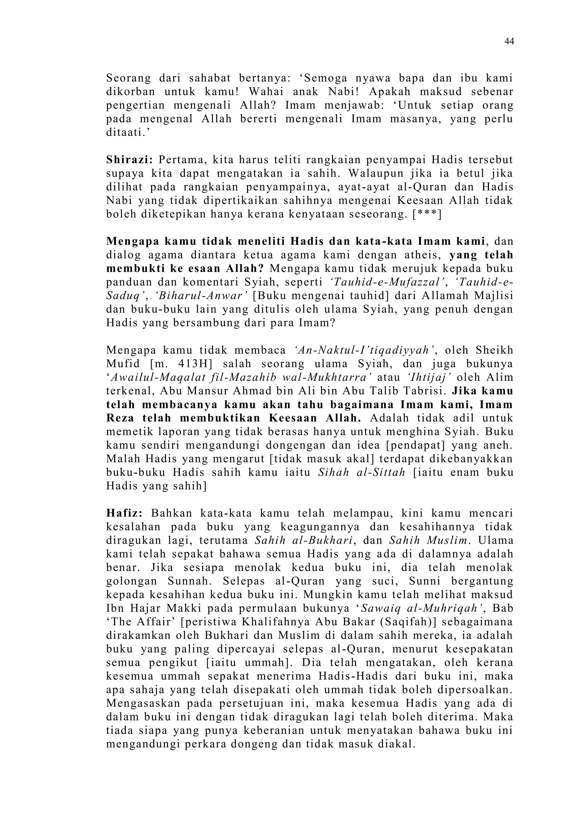 Sect Comparative In Peshwar Night