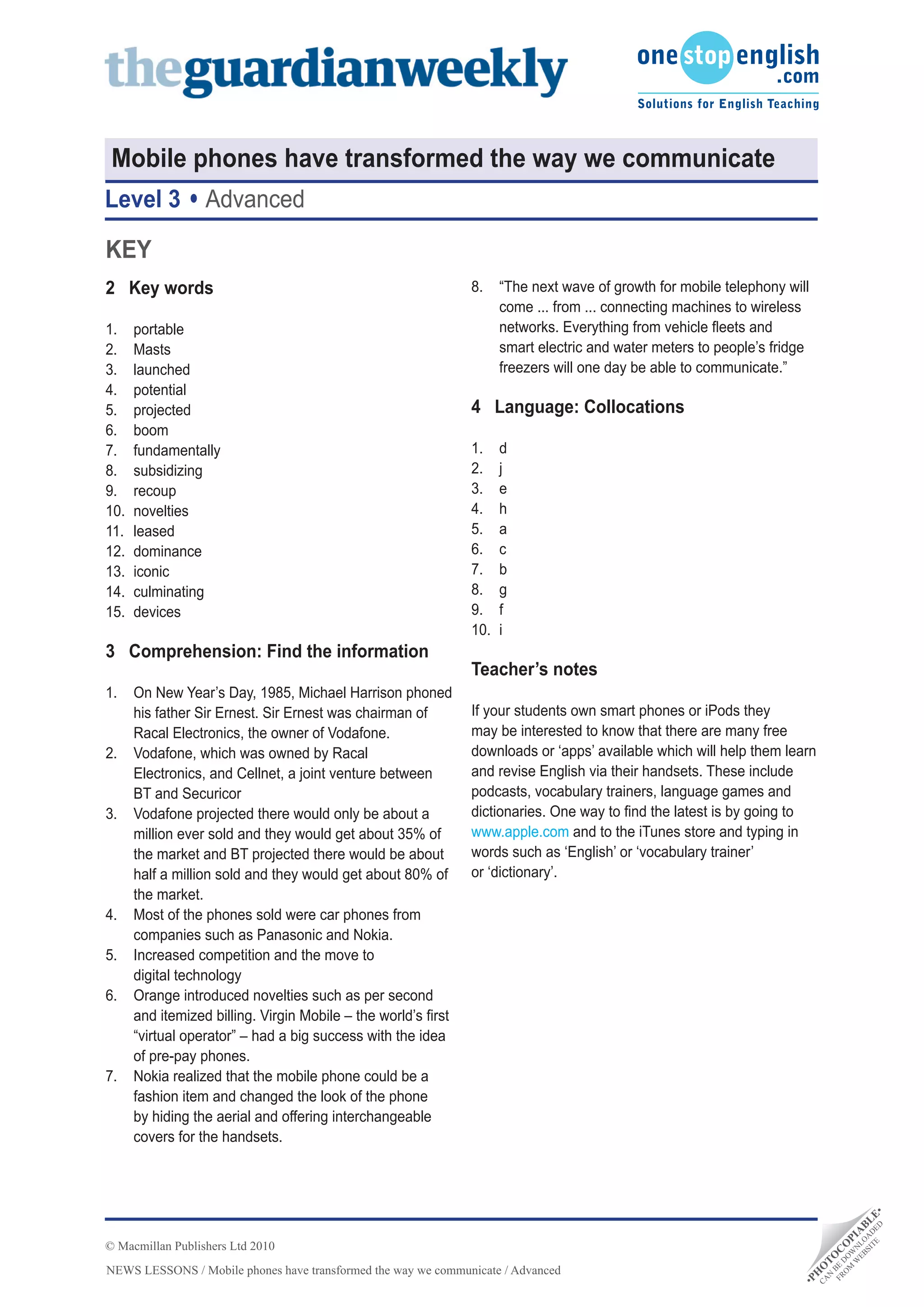 MOBILE PHONES HAVE TRANSFORMED THE WAY WE COMMUNICATE | PDF