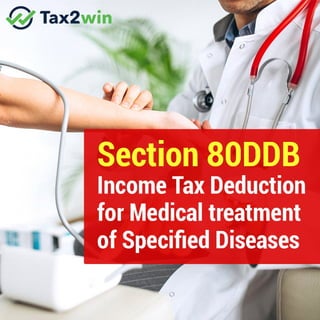Claim Income Tax Deduction  for Medical treatment  of Specified Diseases