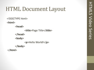 Nkar Html Intro to HTML | PPTX