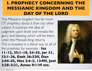 Messiah Examples Chafer, Bible Doctrines: Israel in history and prophecy | PDF