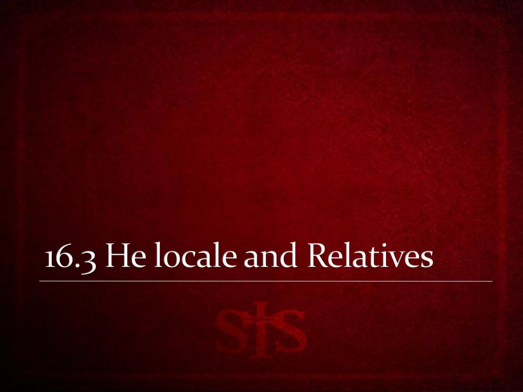 Schneider: Section 16 Forms of the Noun