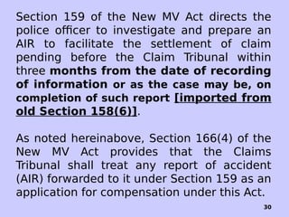 Section 159n Form.pdf Section 166(3) of the motor vehicles (amended) 2019 act | PDF