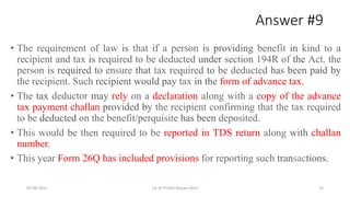 Section 194R TDS on Business Perquisites.ppsx