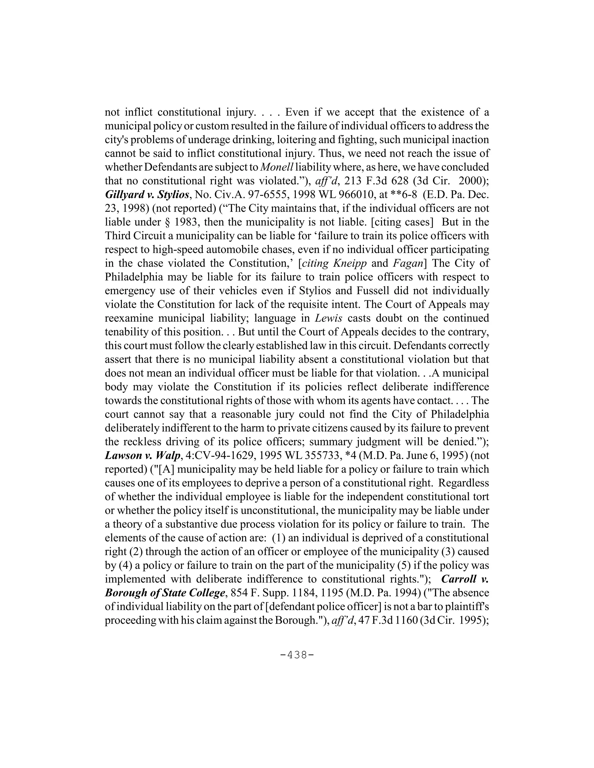 Section 1983   basic principles, individual and entity liability, by  karen blum, esq