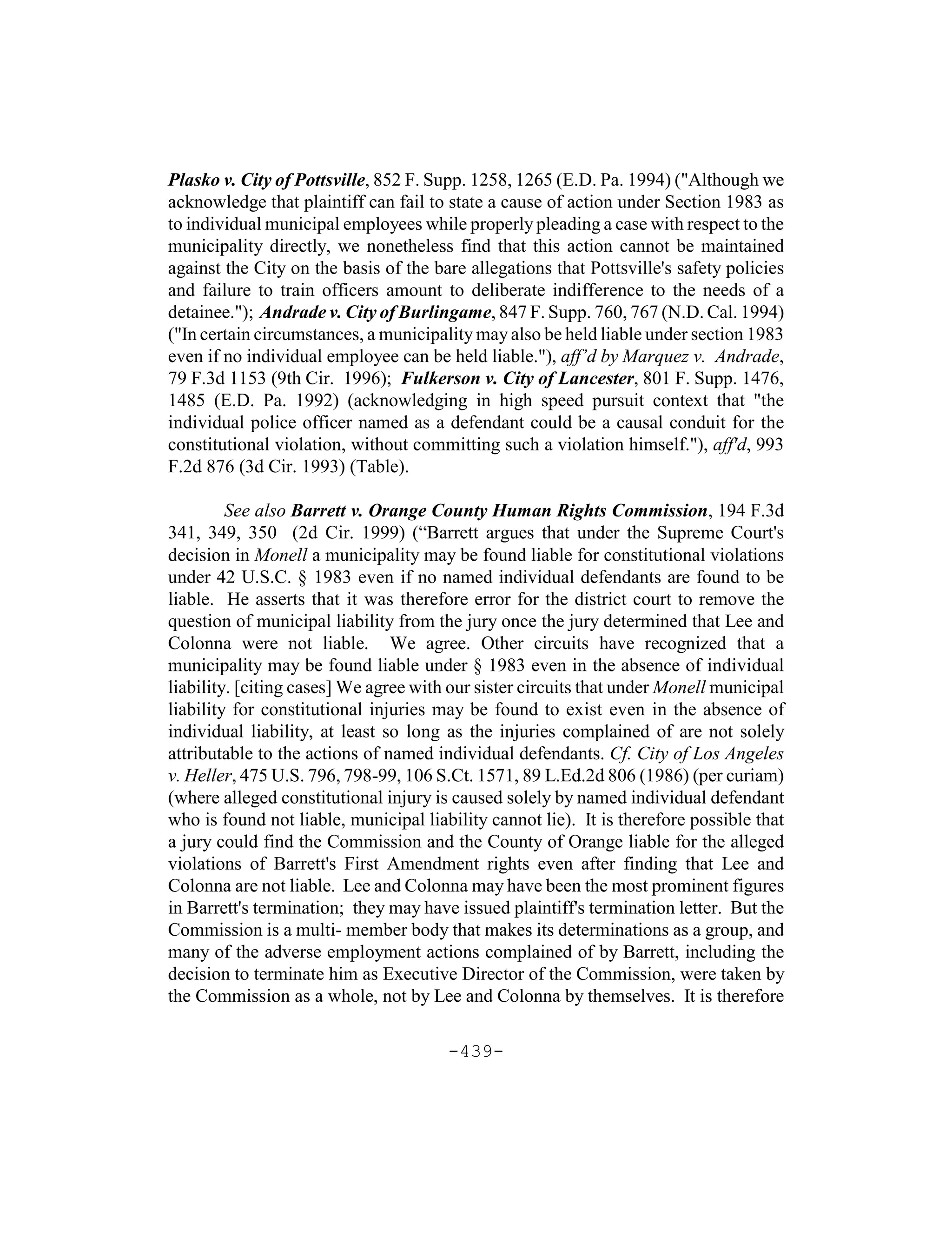 Section 1983   basic principles, individual and entity liability, by  karen blum, esq