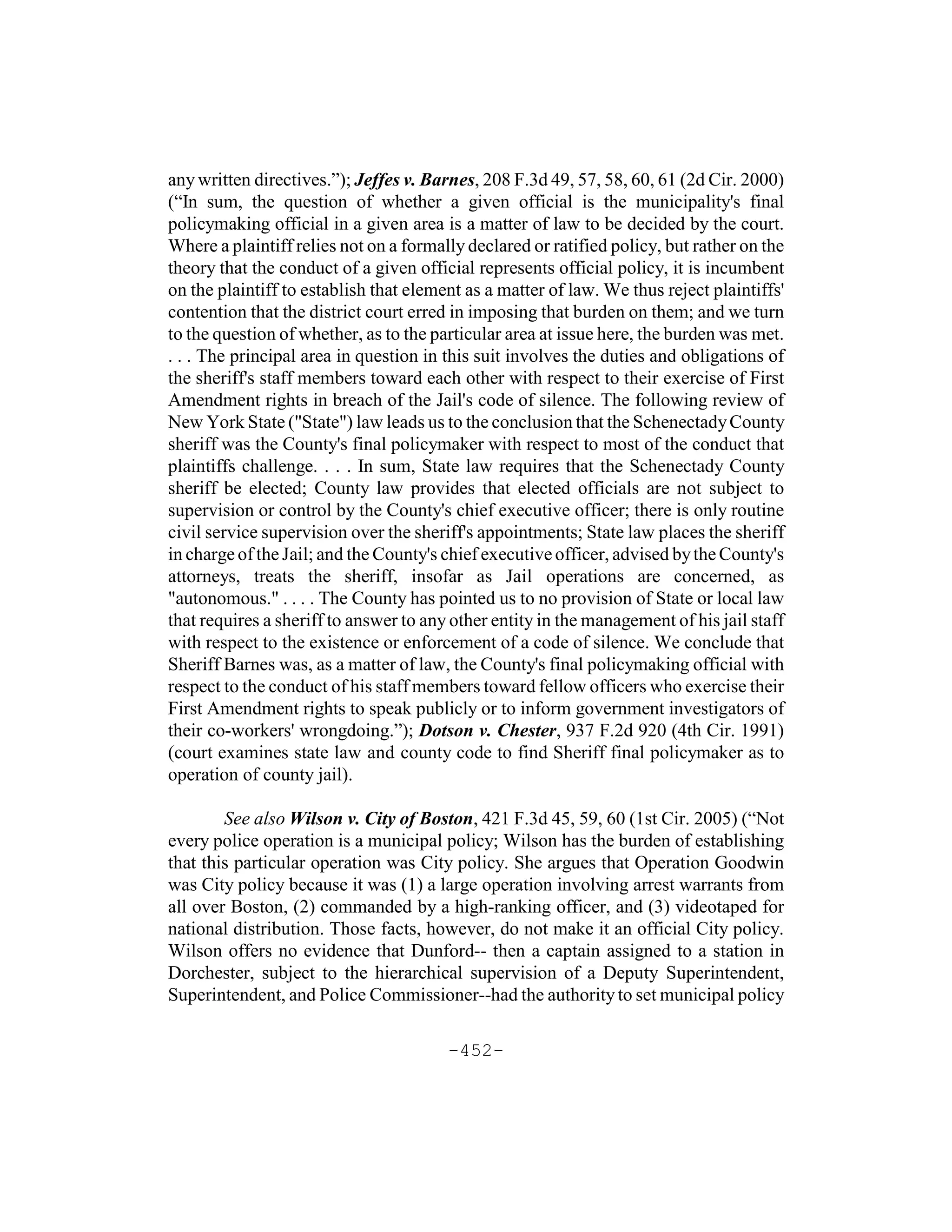 Section 1983   basic principles, individual and entity liability, by  karen blum, esq