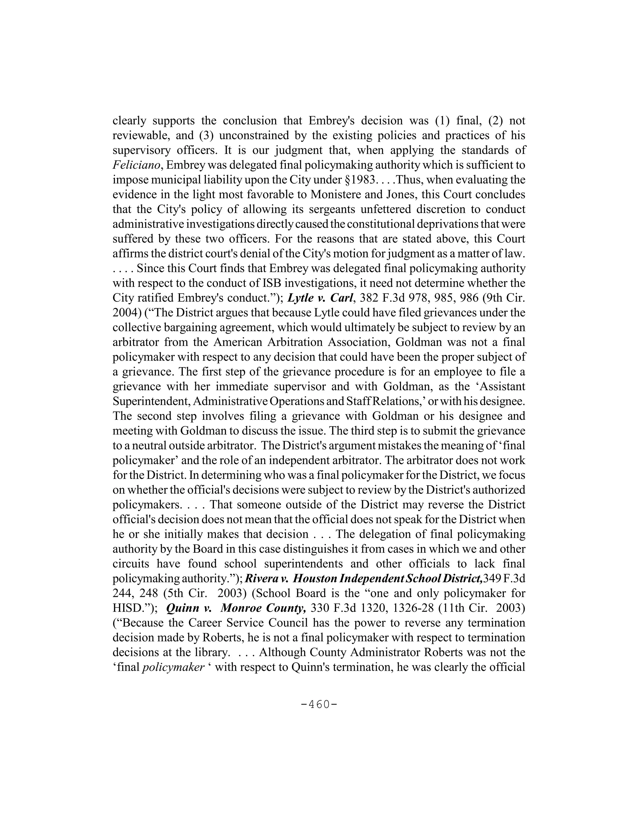 Section 1983   basic principles, individual and entity liability, by  karen blum, esq