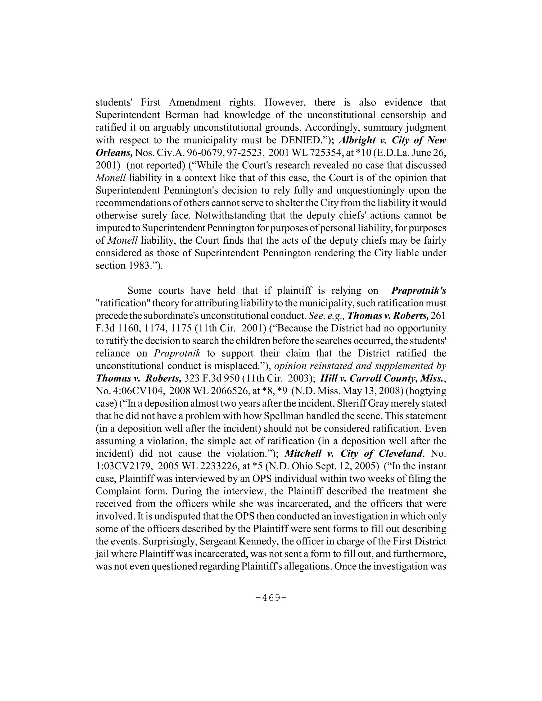 Section 1983   basic principles, individual and entity liability, by  karen blum, esq