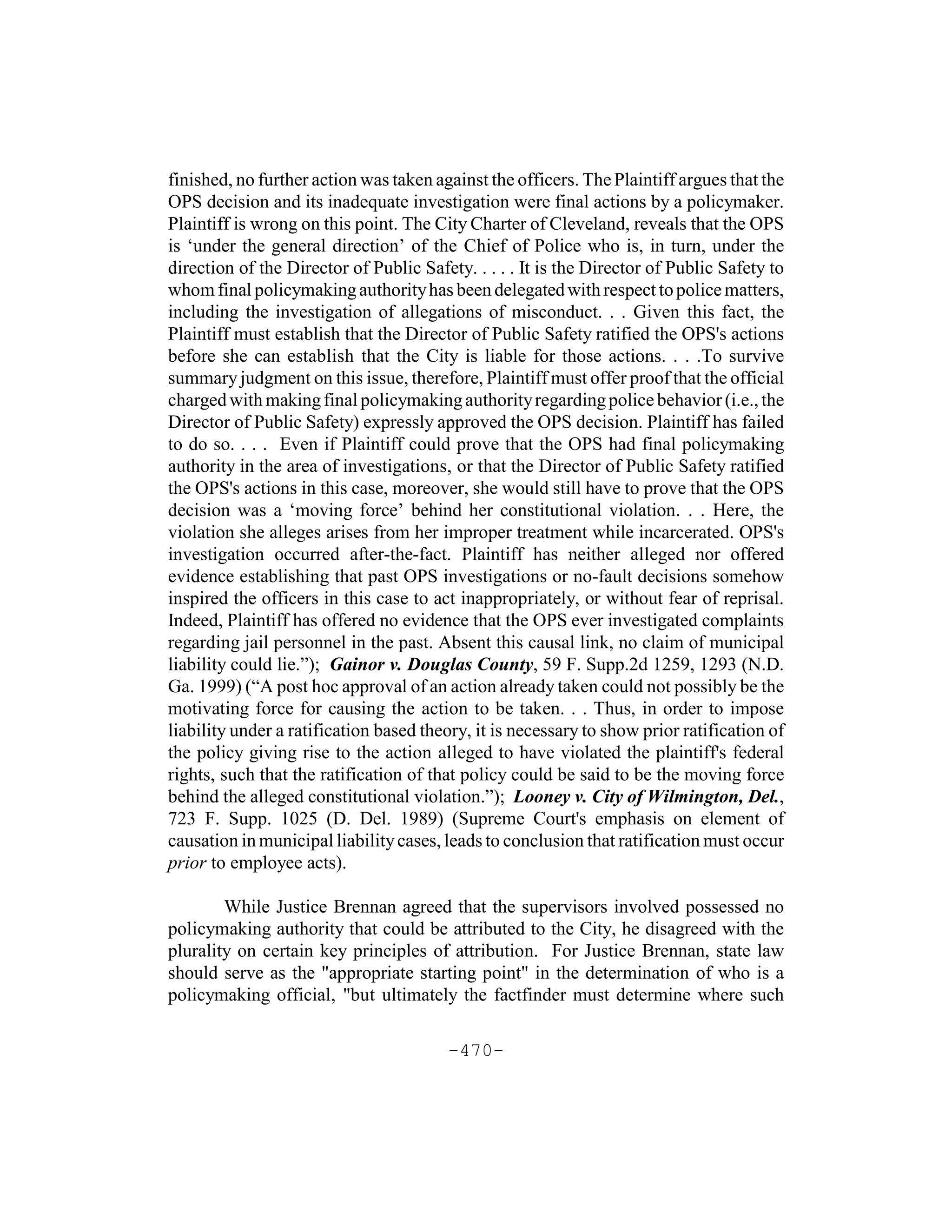 Section 1983   basic principles, individual and entity liability, by  karen blum, esq