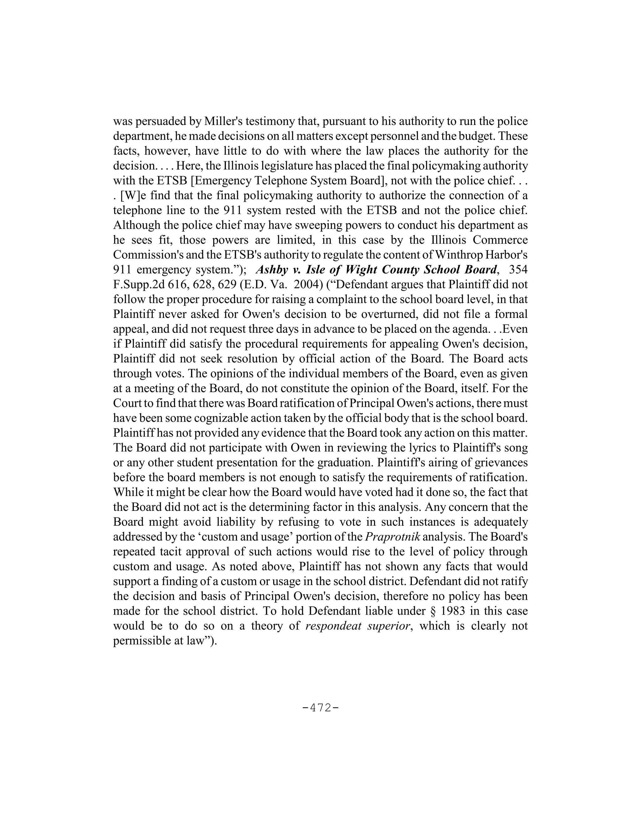 Section 1983   basic principles, individual and entity liability, by  karen blum, esq