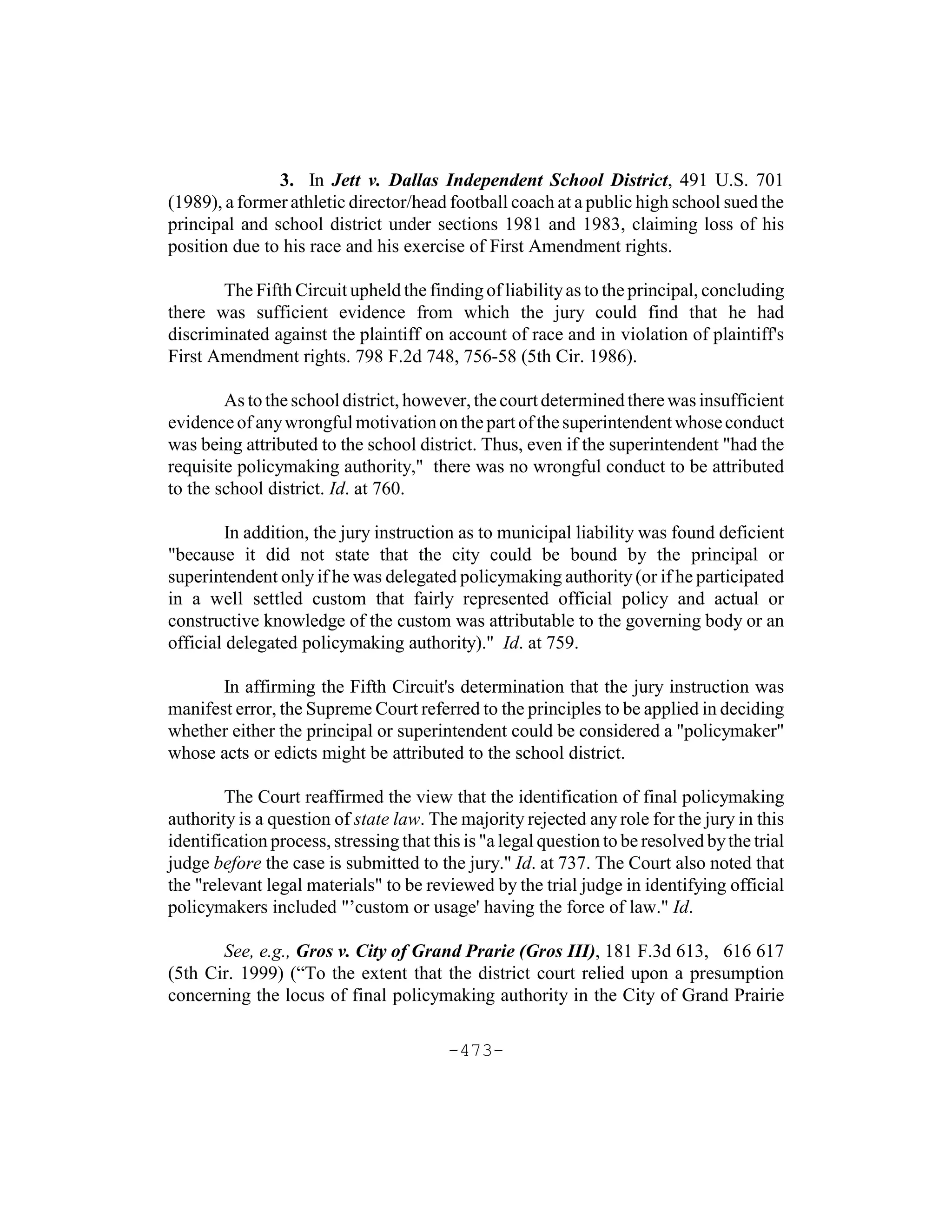 Section 1983   basic principles, individual and entity liability, by  karen blum, esq