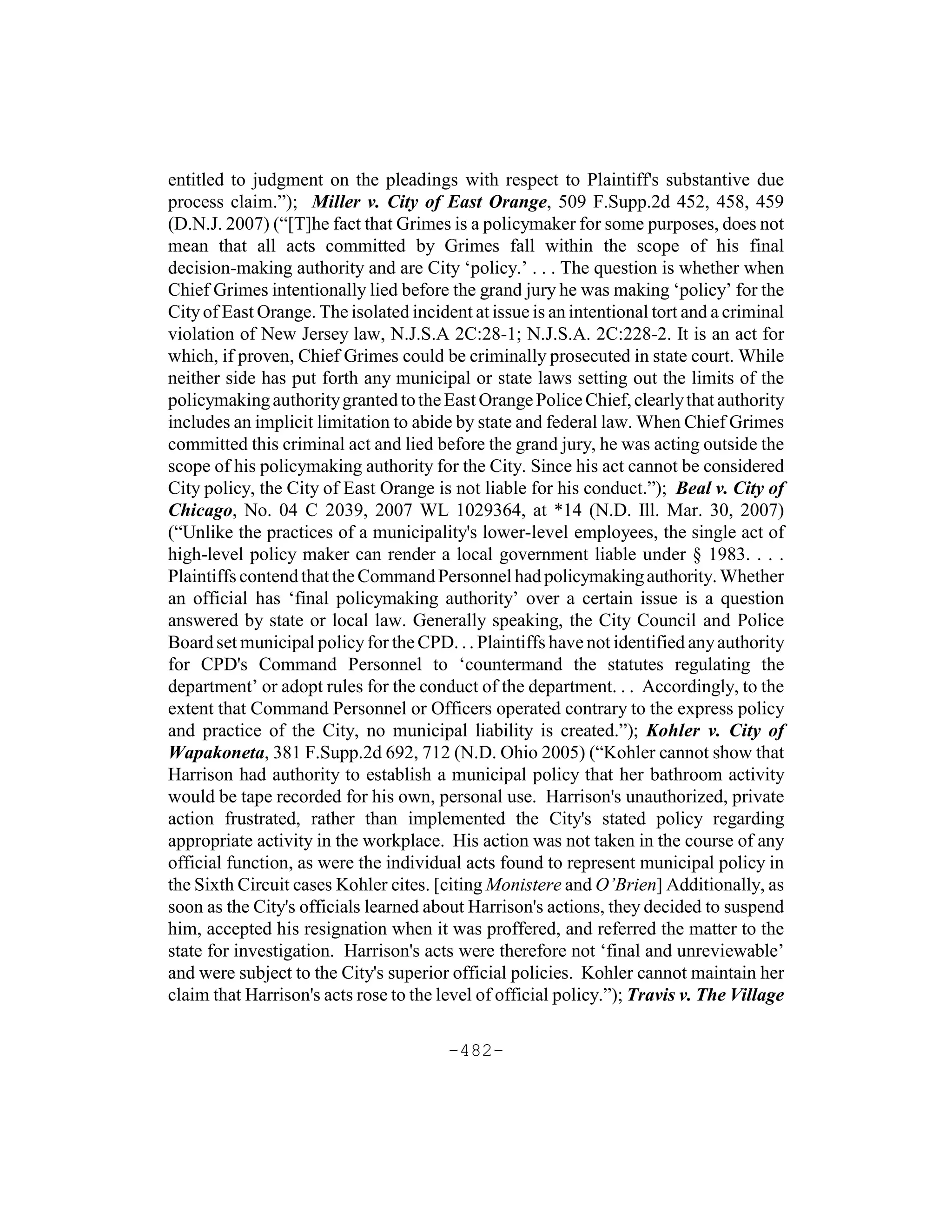 Section 1983   basic principles, individual and entity liability, by  karen blum, esq