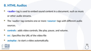 Section1 HTML (part 1) Web technology for b | PPTX