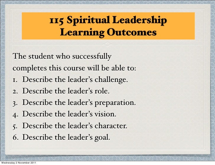 describe a leader