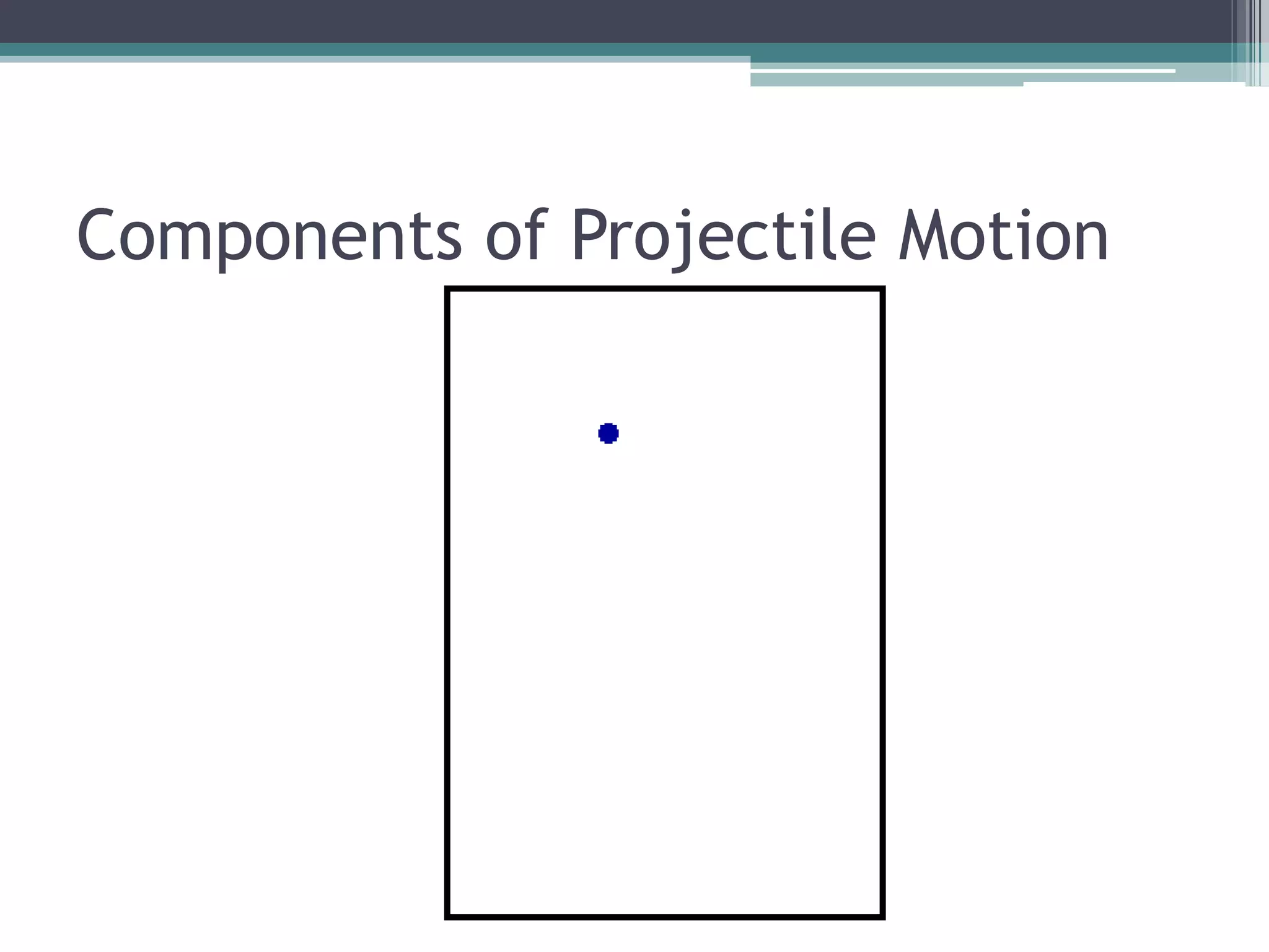 Components of Projectile Motion